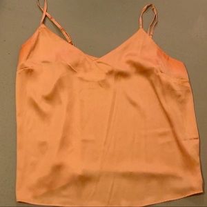 Silk Spaghetti Strap Tank
